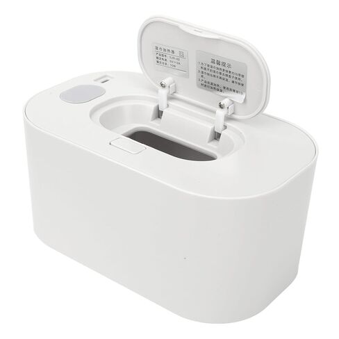 Generic Baby Wipe Warmer and Dispenser with Top Heat Bottom Technology 24H Constant Temperature Large Capacity for Babies Diaper Changing (White) in Kuwait
