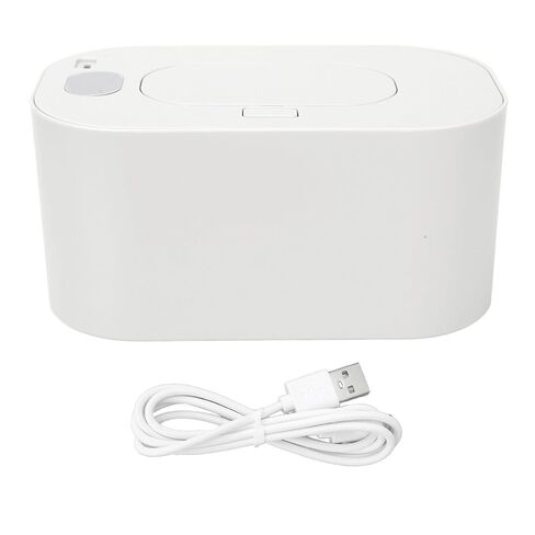 Generic Baby Wipe Warmer and Dispenser with Top Heat Bottom Technology 24H Constant Temperature Large Capacity for Babies Diaper Changing (White) in Kuwait
