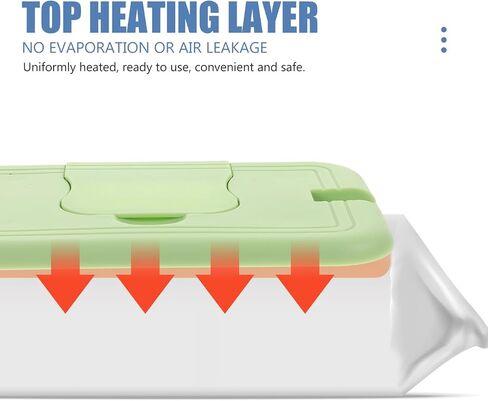 Newborn Diapers Diaper Wipe Warmers, Baby Warmer, Portable Wet Tissue Heater for Home Baby Wipes(Green) in Kuwait