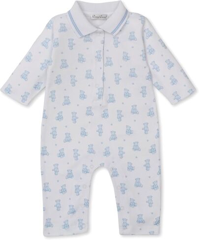 kissy kissy Baby Boys 100% Pima Cotton Teddy Bears Print Playsuit Footie, Newborn to 9 Months in Kuwait