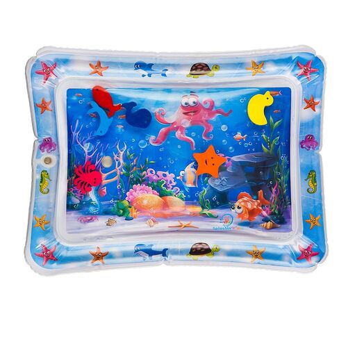 Splashin'kids Inflatable Tummy time Premium Water mat Infants and Toddlers is the Perfect Fun time Play Activity Center Your Baby's Stimulation Growth in Kuwait