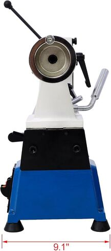 Gecheer 10" x 18" Benchtop Wood Lathe with 5 Variable Speeds (500–3200 RPM), 1/2 HP Motor, MT2 Centers, Cast Iron Construction for Pens, Bowls, and Small Woodturning Projects in Kuwait