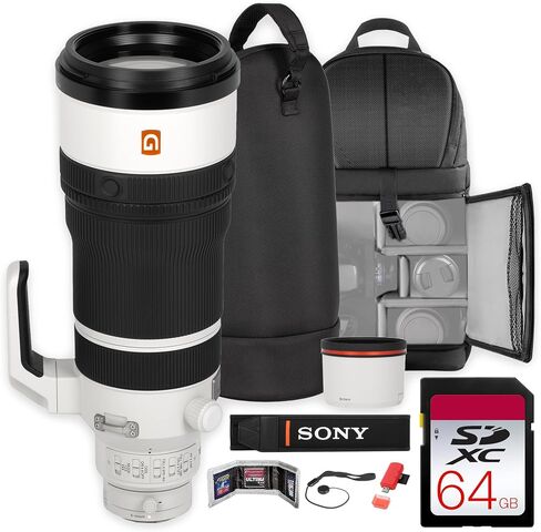 Sony FE 100-400mm f/4.5 GM OSS Lens E Pro Bundle | Professional G Master Telephoto Zoom Lens with OSS for Wildlife, Sports& Outdoor Photography + 64GB Card, BackPack and More in Kuwait