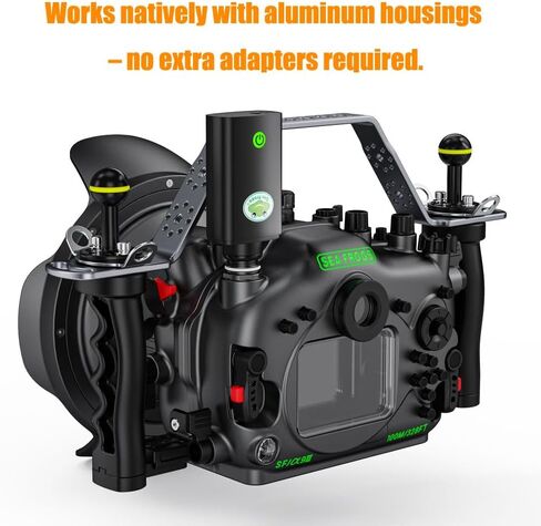 Sea frogs Portable Handheld Electric Vacuum Pump for Camera Housing | 3.7V Quick Air Extraction Tool, 9H Runtime w/18650 Battery (Battery Sold Separately), 79g Ultra-Light in Kuwait