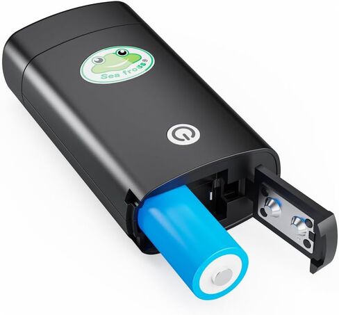 Sea frogs Portable Handheld Electric Vacuum Pump for Camera Housing | 3.7V Quick Air Extraction Tool, 9H Runtime w/18650 Battery (Battery Sold Separately), 79g Ultra-Light in Kuwait