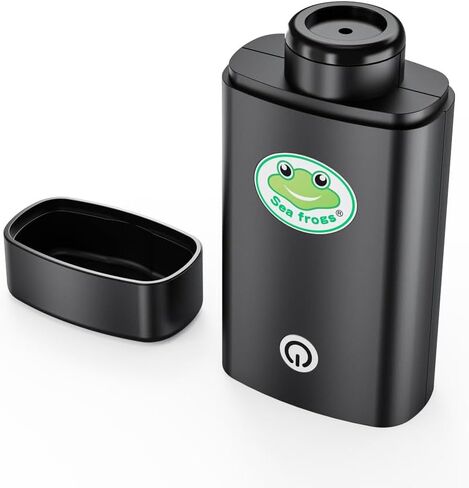 Sea frogs Portable Handheld Electric Vacuum Pump for Camera Housing | 3.7V Quick Air Extraction Tool, 9H Runtime w/18650 Battery (Battery Sold Separately), 79g Ultra-Light in Kuwait
