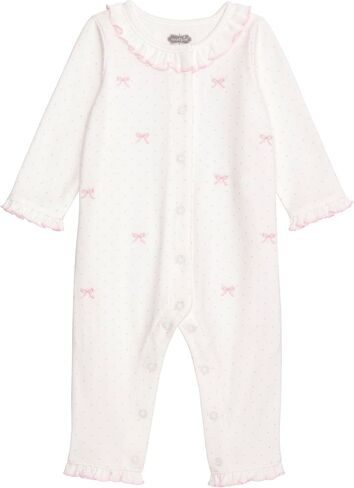 Mud Pie Baby Girl Embroidered Bow One Piece in Kuwait