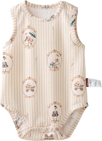 Baby Romper for Boys & Girls, 100% Cotton Newborn Short Sleeve Jumpsuit, Gift-Ready Summer Photoshoot Outfits Clothes in Kuwait