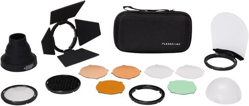 Flashpoint XPLOR 100 Pro II R2 TTL Pocket Flash (Black), with Round Head Accessory Kit in Kuwait