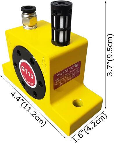 GT13 Pneumatic Vibrator 0.4in Pneumatic Air Turbo Vibrator Muffler Air Compressor Accessory Type Vibrator in Kuwait