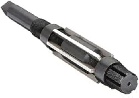 H4 to H14 Adjustable Hand Reamer Tool Sizes - 15/32" to 1-1/2" Reaming Tool for Precise Hole Finishing with 6 Carbon Steel Blades - Hand Tools Reamers for Metal & Wood - 11.90mm - 38.10mm. Box Packed in Kuwait