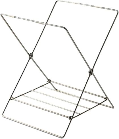 Trash Bag Holder Folding Sturdy Portable Stainless Steel Garbage Trash Bag Stand in Kuwait