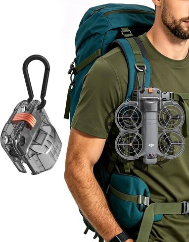 Gimbal Protector for DJI Neo 2, Portable Gimbal Cover | Only for DJI Neo 2, Gimbal Cover and Bumper Guard with Carabiner for Backpack Carrying, Hiking, Backpacking, Travel, Storage in Kuwait