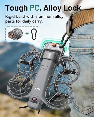 Gimbal Protector for DJI Neo 2, Portable Gimbal Cover | Only for DJI Neo 2, Gimbal Cover and Bumper Guard with Carabiner for Backpack Carrying, Hiking, Backpacking, Travel, Storage in Kuwait