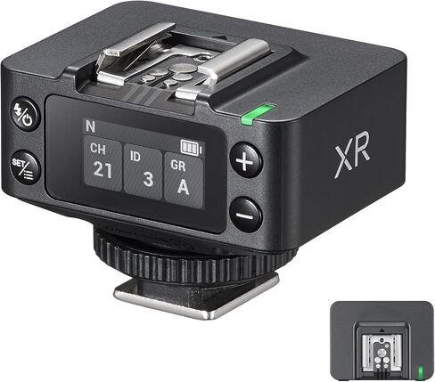Godox XR Receiver TTL Wireless Flash Receiver, Built-in Rechargeable Lithium Battery, Compatible with Canon 600EX-RT, 580EX II, 580EX, 430EX, Nikon SB900 SB910 SB5000 SB800 Speedlite (X1R Upgraded) in Saudi Arabia