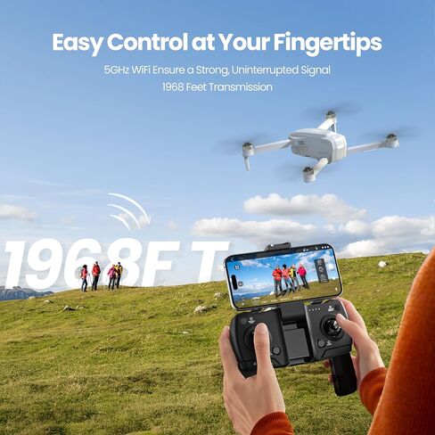 PLEGBLE Drones with Camera for Adults 4K, GPS Drone, One-Key Auto Return | Brushless Motor, Under 249g, 46 Mins Flight Time, Foldable Design, Follow Me, Tap Fly, Tech Gift for Men & Beginners in Kuwait