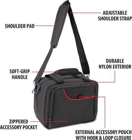 USA Gear Carrying Case Fits Dwarflab Dwarf Mini Smart Telescope, Dwarf 3 Smart, Mini Hydraulic Tripod & more Compact Telescopes - Shoulder Electronics Bags with Customizable Padded Interior in Kuwait