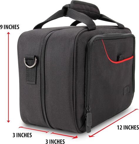 USA Gear Carrying Case Fits Dwarflab Dwarf Mini Smart Telescope, Dwarf 3 Smart, Mini Hydraulic Tripod & more Compact Telescopes - Shoulder Electronics Bags with Customizable Padded Interior in Kuwait