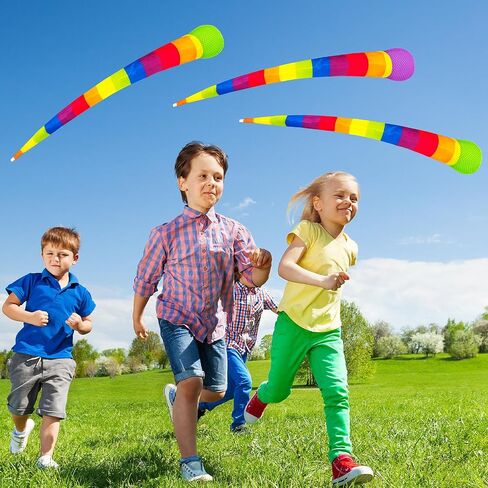 3 Pcs 25.6 Inch Comet Balls with Rainbow Tail, Soft Throwing and Catching Balls for Sensory Training and Coordination in Kuwait