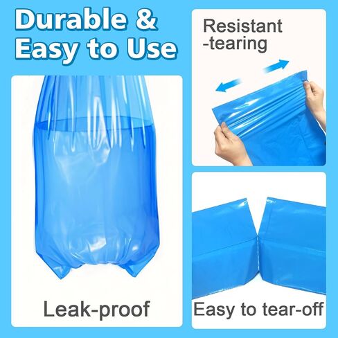 Bags Refill Compatible with Genie Easy Roll Signature Diaper Pail and Platinum Diaper Pail, Upgraded 60 Bags Hold up to 2800 Newborn Diapers, Extra Thickness Powerful Odor Control, Plant Scented in Kuwait