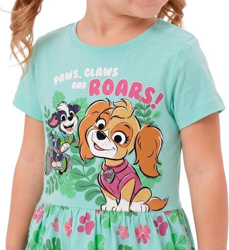 Paw Patrol Dress, Skye & Rex Girls’ Dresses with Built in Shorts in Kuwait