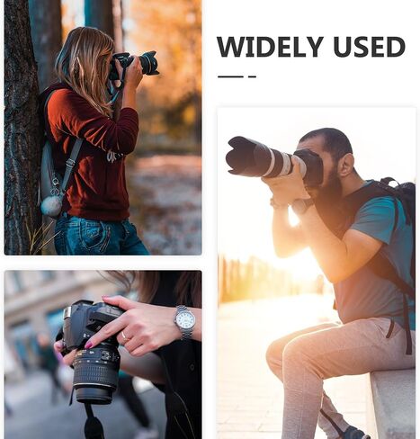 VALICLUD 18% Grey Balance Card with Black and White Sides for Exposure Photography Portable Plastic White Balance Card with Neck Strap for DSLR Digital Cameras in Kuwait