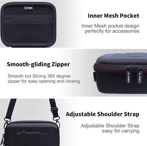 L LTGEM Case Compatible with 4K NV4000 3'' HD Screen Night Vision Binoculars Goggles, Hard Shell Travel Carrying Storage Bag - Black(Case Only) in Kuwait