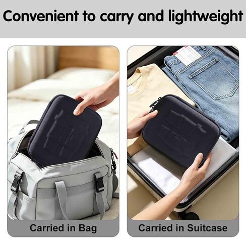 L LTGEM Case Compatible with 4K NV4000 3'' HD Screen Night Vision Binoculars Goggles, Hard Shell Travel Carrying Storage Bag - Black(Case Only) in Kuwait
