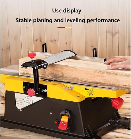 220V Bench Top Thickness Planer, 1800W 12000rpm Wood Planer Thickness Planer for Wood Cutting Carpentry and DIY in Kuwait