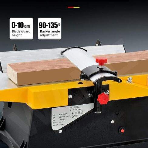 220V Bench Top Thickness Planer, 1800W 12000rpm Wood Planer Thickness Planer for Wood Cutting Carpentry and DIY in Kuwait