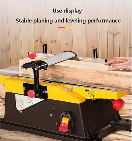 220V 1800W Multi-Function Woodworking Jointer Bench Top Jointer, 12000 RPM/Minute Jointer Planer Heavy Duty Bench Top Planer in Kuwait