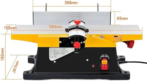 220V 1800W Multi-Function Woodworking Jointer Bench Top Jointer, 12000 RPM/Minute Jointer Planer Heavy Duty Bench Top Planer in Kuwait