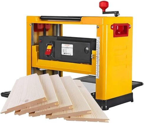 220V 13 inch Woodworking Planer Multifunctional Electric Planer Planer Planer Press Machine Home Woodworking Planer in Kuwait