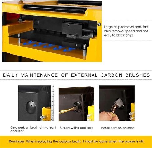 220V 13 inch Woodworking Planer Multifunctional Electric Planer Planer Planer Press Machine Home Woodworking Planer in Kuwait