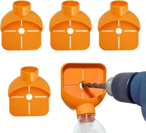 4Pcs Dust Collector Efficient Drill Catcher Debris Collector for Clean Drilling Tasks Reusable Debris Catcher for Drywall Installation in Kuwait