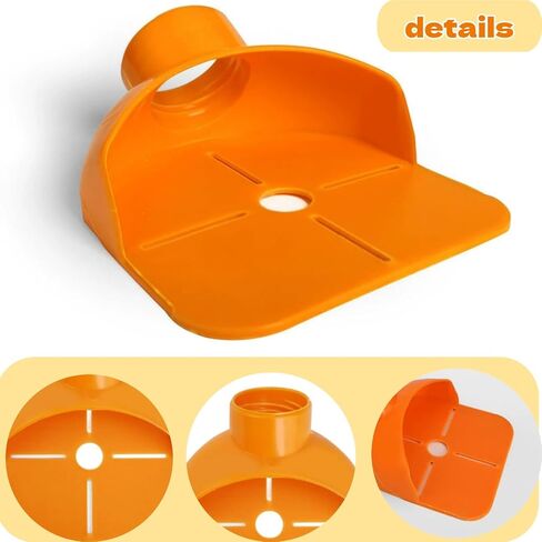 4Pcs Dust Collector Efficient Drill Catcher Debris Collector for Clean Drilling Tasks Reusable Debris Catcher for Drywall Installation in Kuwait