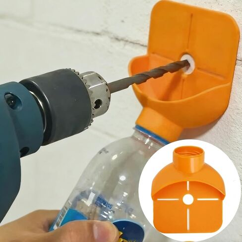 4Pcs Dust Collector Efficient Drill Catcher Debris Collector for Clean Drilling Tasks Reusable Debris Catcher for Drywall Installation in Kuwait