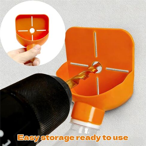 4Pcs Dust Collector Efficient Drill Catcher Debris Collector for Clean Drilling Tasks Reusable Debris Catcher for Drywall Installation in Kuwait