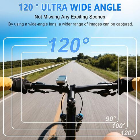 Mini Body Camera 1080P, 512G Thumb Action Camera, Vlogging Cam Portable Camcorder with 360° POV Rotate Clip & Magnetic Clip, Wearable Video Recorder for Traveling/Motorcycle/Pet Walking(No SD Card) in Kuwait