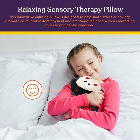 Special Supplies Ladybug Sensory Vibrating Pillow, Pressure Activated for Kids and Adults, Plush Minky Soft with Textured Therapy Stimulation Bumps in Kuwait