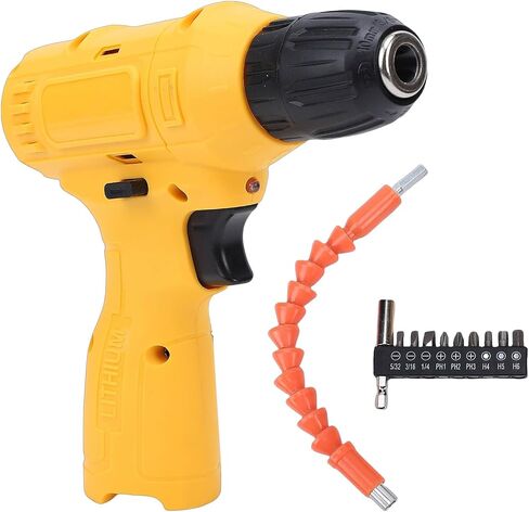 Compact Cordless Electric Screwdriver with LED light for Dark Rooms, Small Spaces or Outdoors in Kuwait