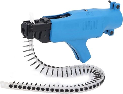Screw Drill Chain Adapter for Power Drill Gun, Chain Nail Guns Adapter Efficient Labor Saving Screw Spike Chain Nail Gun Adapter for 47‑50mm Electric Drill in Kuwait