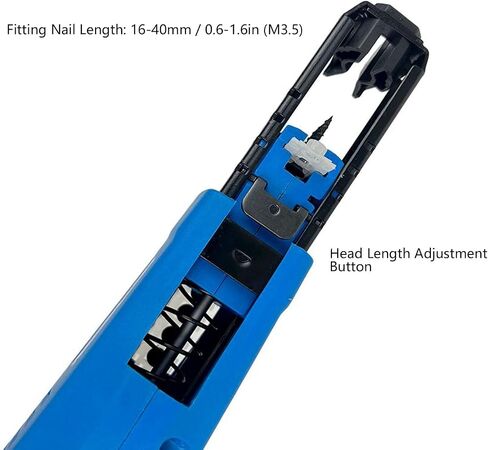 Screw Drill Chain Adapter for Power Drill Gun, Chain Nail Guns Adapter Efficient Labor Saving Screw Spike Chain Nail Gun Adapter for 47‑50mm Electric Drill in Kuwait