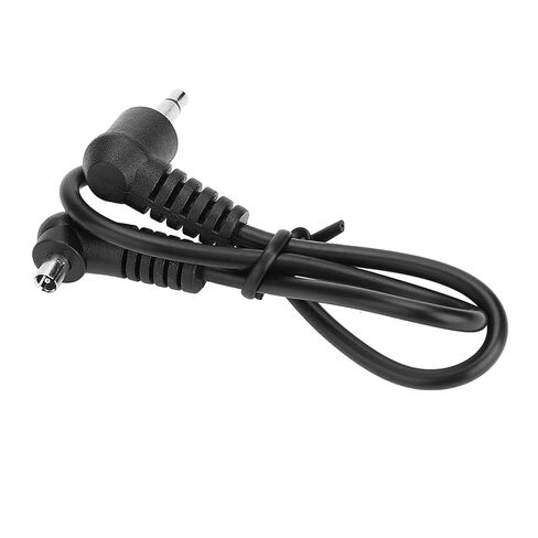GOWENIC 3.5mm Flash Sync Cable with Screw Lock | Male PC Connector for Camera Flash Trigger and Studio Photography in Kuwait