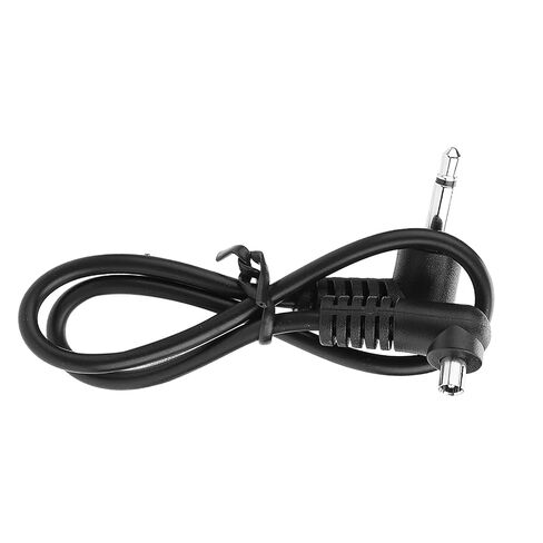GOWENIC 3.5mm Flash Sync Cable with Screw Lock | Male PC Connector for Camera Flash Trigger and Studio Photography in Kuwait