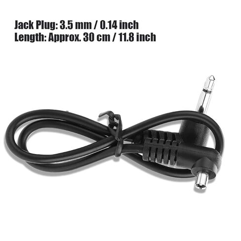 GOWENIC 3.5mm Flash Sync Cable with Screw Lock | Male PC Connector for Camera Flash Trigger and Studio Photography in Kuwait