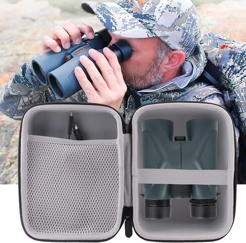 Hard Travel Case Compatible with Athlon Optics 8x42 Midas UHD/8x42 Argos G2 UHD Binoculars in Kuwait