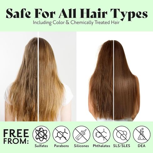 Herbatint Detox Shampoo - Revives & Purifies Scalp & Hair - Removes Buildup, Oils & Hard Water Residue - Free of Silicones, Parabens, SLS & SLES - Infused with Zeolite - 8.8 fl oz in Kuwait