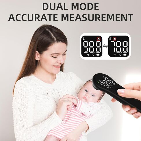 mini Medical Forehead Thermometer for Adults Baby, Rechargeable Non-Contact Adult and Child Thermometer, Medical Digital Non-Contact Design, 1-Second Quick Reading in Kuwait