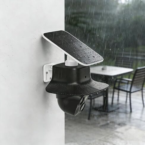 Eufy Rain Cover Sun & Rain Shield Cover Compatible with Eufy SoloCam S340, Anti-UV Heavy Duty ABS Weatherproof Protector Case for Solar Wireless Security Camera (Cover Only, No Camera) (Black) in Kuwait